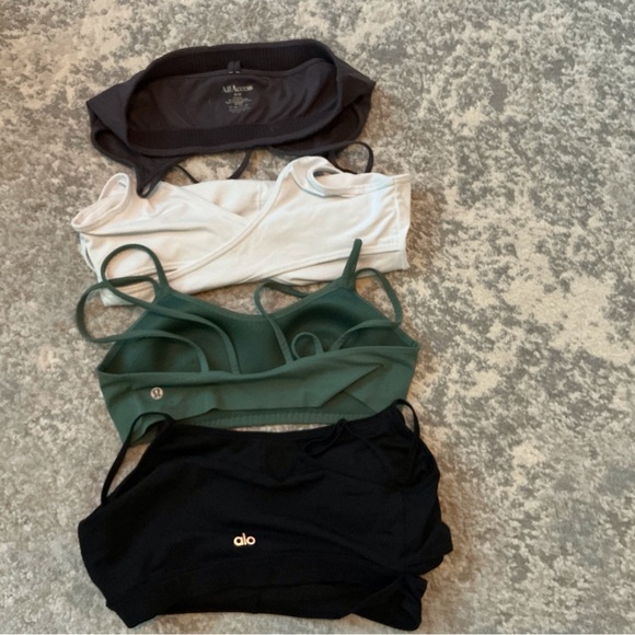 Women's Intimates Set - Black, White, Green, and white - Picture 3 of 3